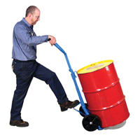 Drum Hand Truck, Steel Construction, 30 - 55 US Gal. (25 - 45 Imperial Gal.) Kelford