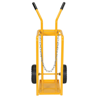 Chariot pour bouteille de gaz, Roues Caoutchouc moul&eacute;, Base de 9-13/16" la x 16" lo, 150 lb Kelford