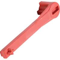 Single Ended Specialty Bung Nut Wrench, 1-1/4" Opening, 8" Handle, Non-Sparking Nylon Kelford