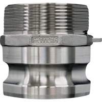 Cam & Groove Coupling, Stainless Steel, Type F, 3/4", Male NPT, 250 PSI Kelford