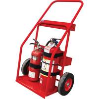 Chariot de prevention d'incendie pour travaux &agrave; chaud, Roues Semi-pneumatique, Base de 17,75" la x 8,9" lo, 100 lb Kelford