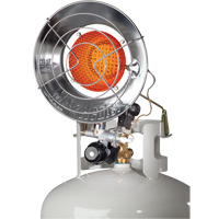 Single Tank-Top Heater, Radiant Heat, Propane, 15000 BTU/H EA291 | Kelford