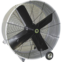 Belt Drive Drum Fans, Industrial, 1 Speed, 48" Diameter Kelford