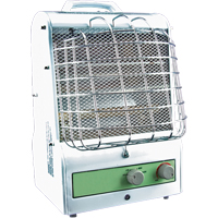 Portable Utility Heater, Fan/Radiant Heat, Electric, 5120 EA466 | Kelford