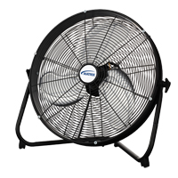 High Velocity Floor Fan, 3 Speeds, 20" Diameter Kelford