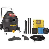 Aspirateur industriel, Secs-humides, 3 CV, 16 gal. US (60,6 litres) Kelford
