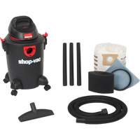 Aspirateur d'atelier s&eacute;rie bricolage & atelier, Secs-humides, 3,5 CV, 6 gal. US (22,7 litres) Kelford