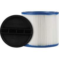 CleanStream&reg; Gore&reg; Wet/Dry Vacuum Filter, Cartridge/Hepa, Fits 5 US gal. Kelford