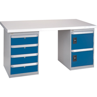 Dessus d'&eacute;tabli recouvert de plastique Kelford