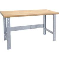 Pre-Designed Workbench, Top & Legs Only, 2500 lbs. Cap., 60" W x 36" D, 34" H Kelford