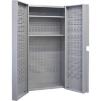 Deep Door Combination Cabinet, 38" W x 24" D x 72" H, Grey FH820 | Kelford