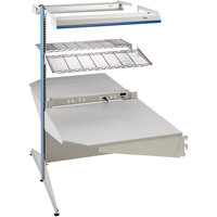 Postes de travail modulaires ergonomiques - Exemples de configurations - A-DC Ajouts de coin &agrave; deux c&ocirc;t&eacute;s, 36" la x 56" p x 84" h, Ajout de coin &agrave; deux c&ocirc;t&eacute;s Kelford