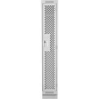 Clean Line Lockers, 12" x 18" x 76", Steel, Grey, Rivet (Assembled), Perforated Kelford