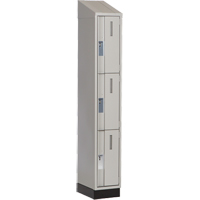 Casiers robustes Concorde, 3 niveaux, 12" x 18" x 82", Acier, Gris, Soud&eacute; (assembl&eacute;) Kelford