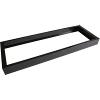 Base encastr&eacute;e pour casiers robustes enti&egrave;rement soud&eacute;e Concorde, 4 Blocs, 4" lo x 48" la x 17" p, Noir, Acier Kelford