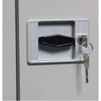 Deep Hi-Boy Storage Cabinet, Steel, 4 Shelves, 72" H x 36" W x 24" D, Charcoal Kelford