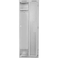 Casiers Clean Line, Bloc de 2, 24" x 15" x 76", Acier, Gris, Rivet (assembl&eacute;), Perfor&eacute; Kelford