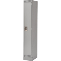 Lockers, 12" x 18" x 76", Steel, Grey, Knocked Down Kelford