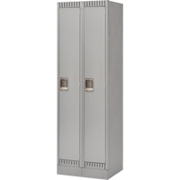 Casiers, Bloc de 2, 24" x 18" x 76", Acier, Gris, D&eacute;mont&eacute; Kelford
