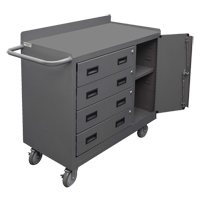 Mobile Bench Cabinet, Steel Surface FL637 | Kelford