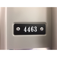Locker Plate Numbers FL639 | Kelford
