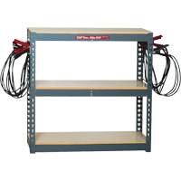 Battery Charging Rack with 10 Clamp Sets Kelford