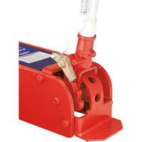 Cric de plancher, 10 tonne(s) Capacit&eacute;, 6-1/8" Abaiss&eacute;e, 27-1/4" &eacute;lev&eacute;e, Air comprim&eacute;/hydraulique Kelford