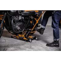 Cric pour VTT et motos, 0,75 tonnes Capacit&eacute;, 4-2/3" Abaiss&eacute;e, 14-1/2" &eacute;lev&eacute;e, Hydraulique &agrave; main Kelford
