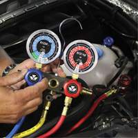 R1234Yf 2-Way Piston Valve Manifold Gauge Set Kelford