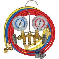 R134A 2-Way Brass Manifold Gauge Set Kelford