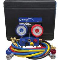 R134A 4-Way Aluminum Manifold Gauge Set Kelford