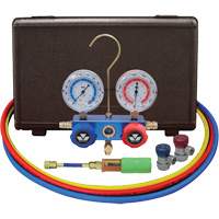 Jeu de manom&egrave;tres pour automobile avec mini-injecteur de colorant et coupleurs manuels Kelford