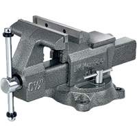 K65 Professional Workshop Vise, 6-1/2" Jaw Width, 3-7/8" Throat Depth, Swivel Base Kelford