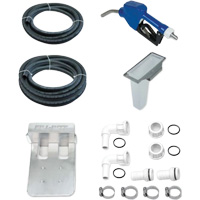 Pompe de transfert de fluide d'&eacute;chappement diesel (DEF) 115 V CA avec support pour cuve GRV et pistolet Kelford