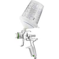 Pistolet de peinture de premi&egrave;re qualit&eacute; 4400?B HVLP?1,0 SR avec godet RPS 0,3?L, pour les retouches de finitions automobiles, Entr&eacute;e d'air 1/4" NPT, 4,24 pi³/min, Capacit&eacute; 0,3 L, 0,14 psi Kelford