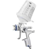 Pistolet de peinture 5000 B RP avec buse 1,2 et trois godets polyvalents RPS 0,3 l/0,6 l/0,9 L, Entr&eacute;e d'air 1/4" NPT, 10,24 pi³/min, Capacit&eacute; 0,3 L/0,6 L/0,9 L, 0,17 psi Kelford