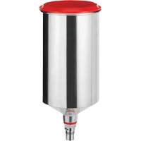 Gobelet r&eacute;utilisable en aluminium 1,0?L avec raccord QCC, sans filetage fin Kelford