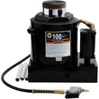 Air Actuated Bottle Jack, 100 Ton(s), Air Hydraulic/Manual Hydraulic, 17-22/25" Raised Height Kelford