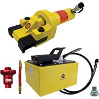 Ensemble de brise-talon pour pneus g&eacute;ants avec pompe hydraulique de 2 gallon Kelford
