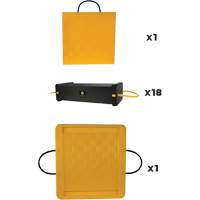 20-Piece CribLok Composite Cribbing System Kit Kelford