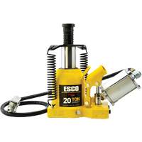 Pro Series “Shorty” Bottle Jack, 20 Ton(s), Air Hydraulic, 12-5/8" Raised Height Kelford
