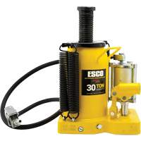 Pro Series  Bottle Jack, 30 tons, Air Hydraulic, 20" Raised Height Kelford