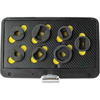 Threaded Leaf Spring Shackle Pin Remover & Installation Master Set, 7 Pieces, 1/2" Drive Size Kelford