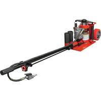 Low Height Floor Jack, 20 Ton(s) Capacity, 8-5/8" Lowered, 22-3/4" Raised, Air Hydraulic Kelford