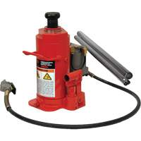 Standard Height Bottle Jack, 12 Ton(s), Air Hydraulic, 19-3/4" Raised Height Kelford