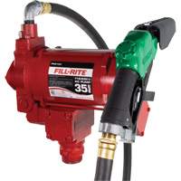 115/230V AC Fuel Transfer Pump with Nozzle Kelford