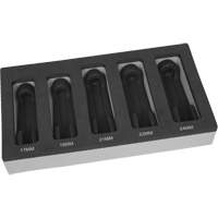 Jeu de 5 douilles pour conduites avec plateau en mousse Kelford
