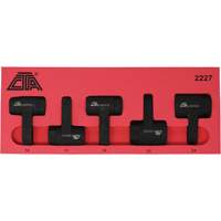Exhaust Gas Sensor Socket Set, 5 Pieces, 1/2" Drive Size Kelford