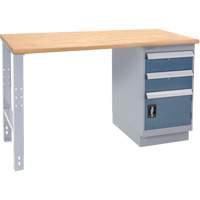 Industrial-Duty Workbench, Door w/ Drawer Combination, 1000 lbs Cap., 72" W x 36" D, 34" H Kelford