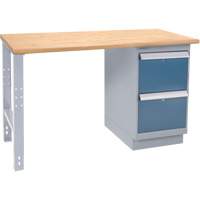 Industrial-Duty Workbench, Door w/ Drawer Combination, 1000 lbs Cap., 60" W x 36" D, 34" H Kelford